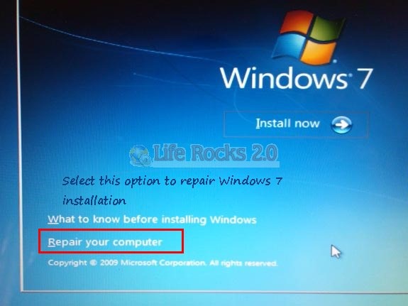 Windows Vista Restore Broke